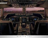 747 Boeing Flight Deck Poster