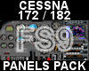 FRIENDLY PANELS CESSNA 172 182 PANELS PACK
